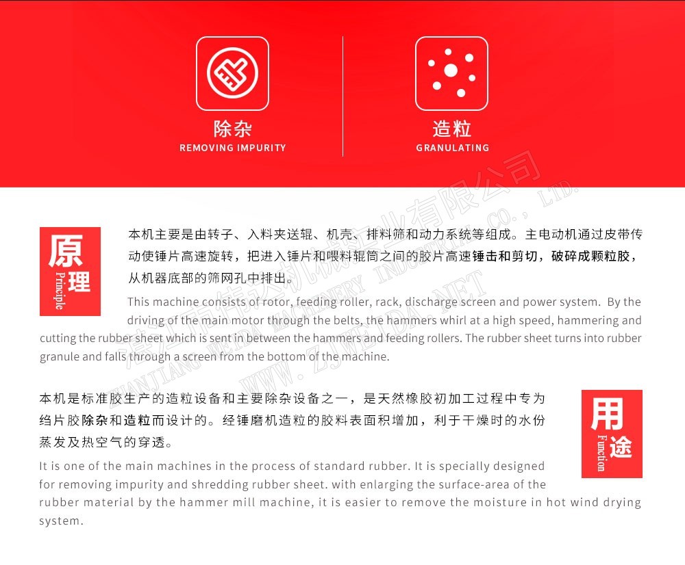 天然橡膠初加工設(shè)備-錘磨機(jī)-fr